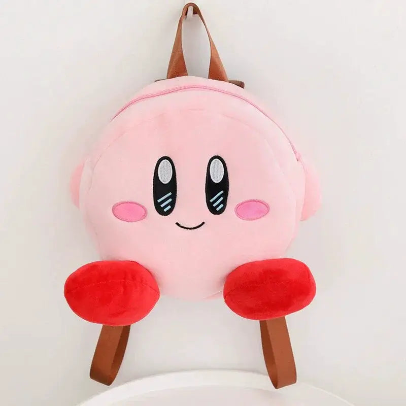 Cartoon Cute Japanese Backpack Pink Plush Doll For Teens
