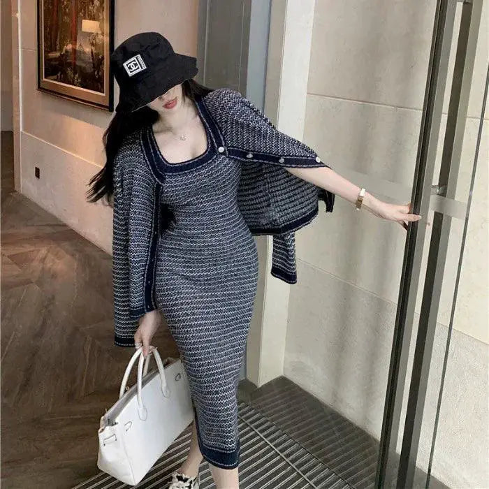 Youthful Vibe Striped Set Elevate Fall Style Fashion