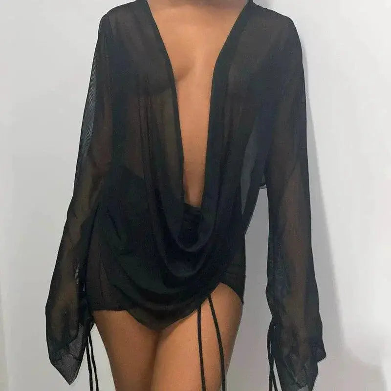 Daring Mesh Top Sultry Summer Style Statement for Women