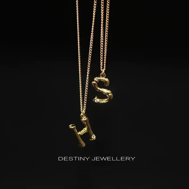 Destiny Couple Necklace Gilded For Timeless Love Connection