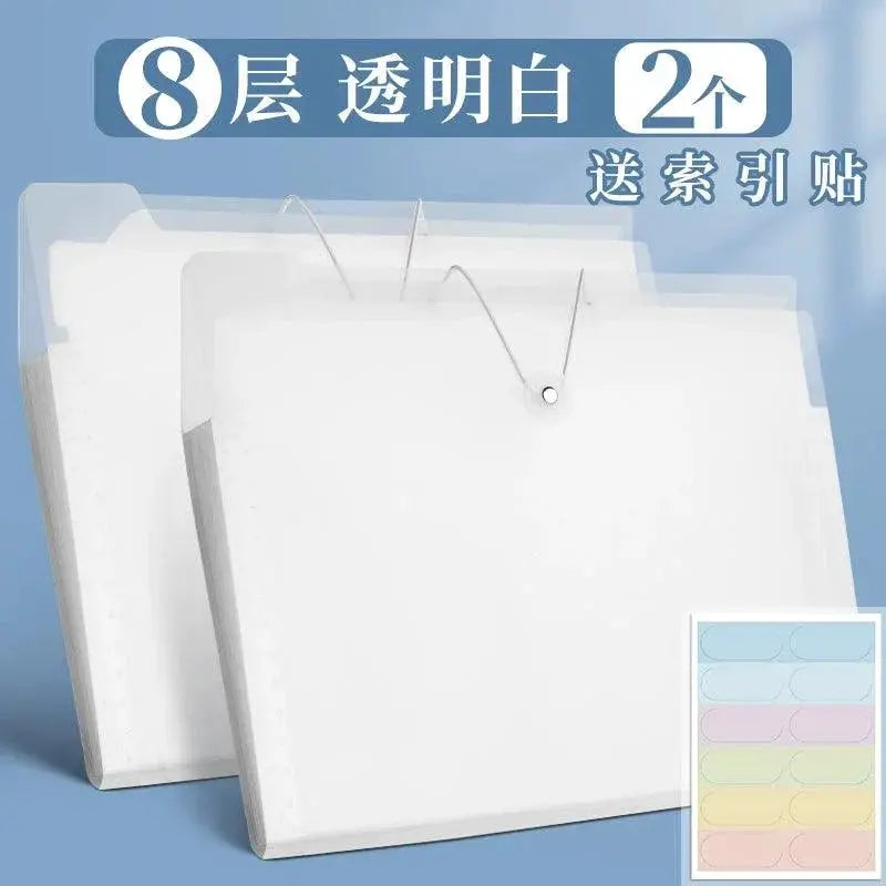 A4 Paper Storage Bag Large Capacity Multi Layer Folder