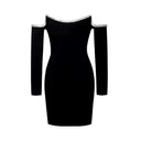 Chic Off-Shoulder Bandage Dress for Modern Women Elegance