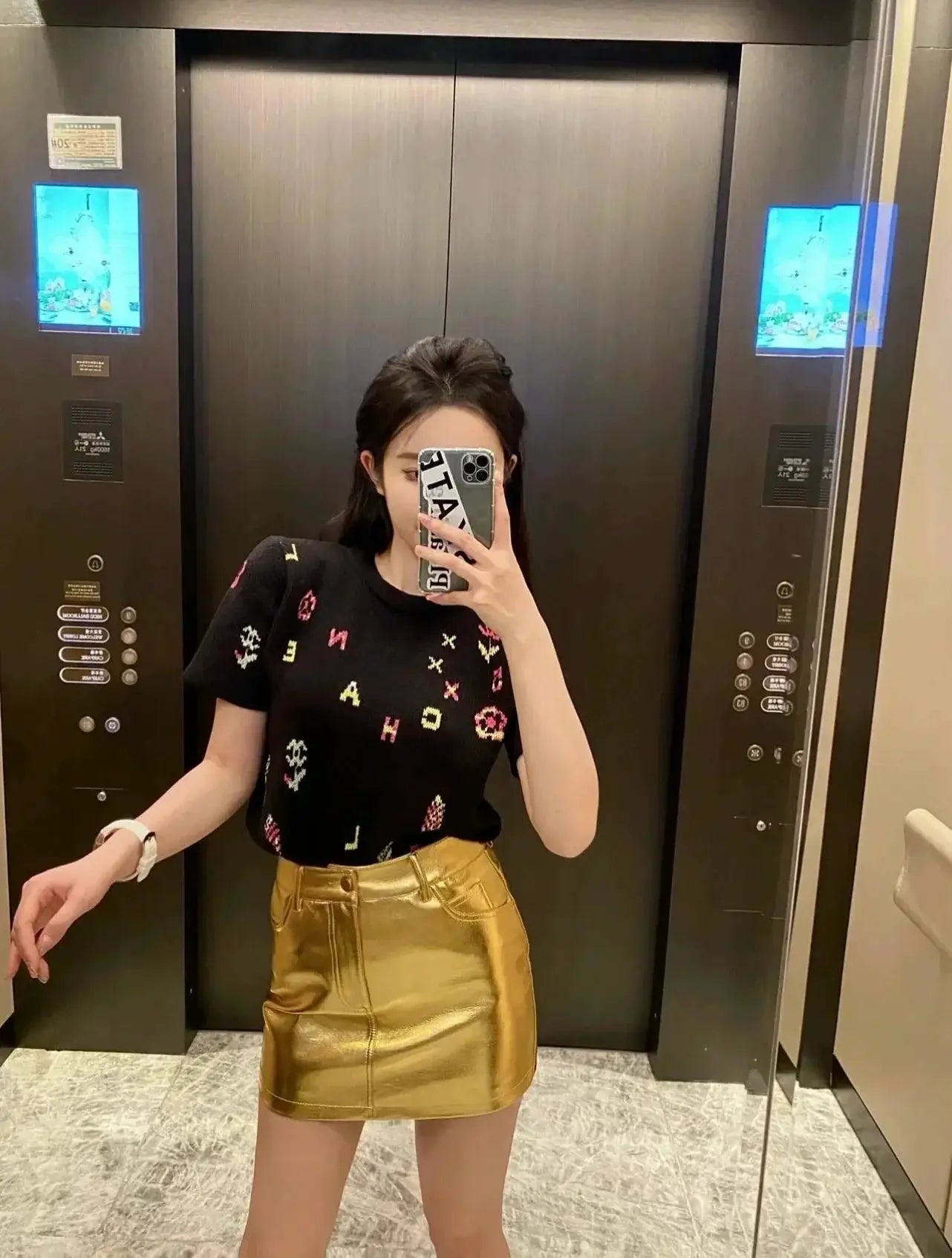 Elegant PU Leather High Waist Sheath Midi Skirt Modern Chic