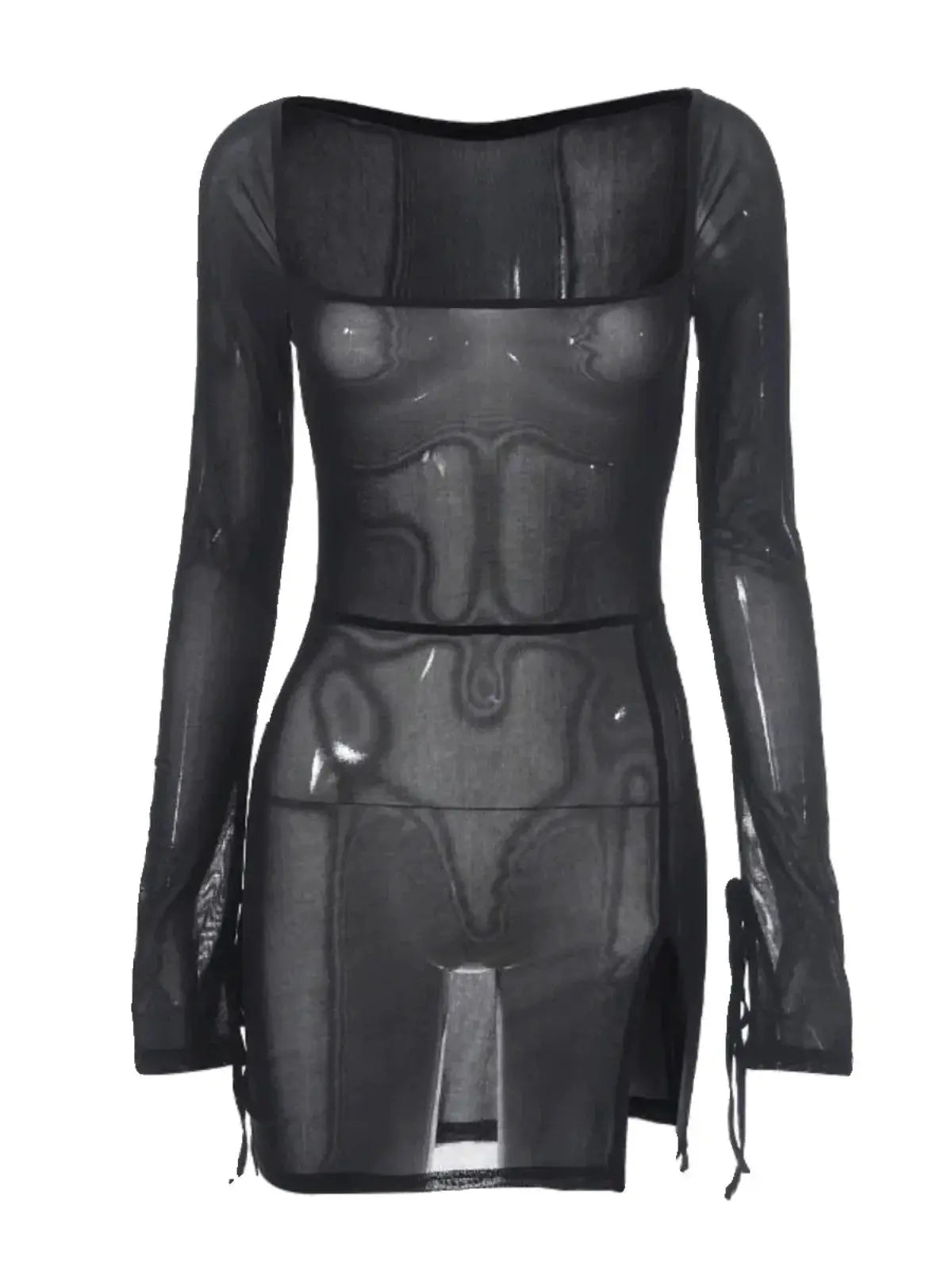 Night Club Mesh Dress Seductive Fashion Statement for Women