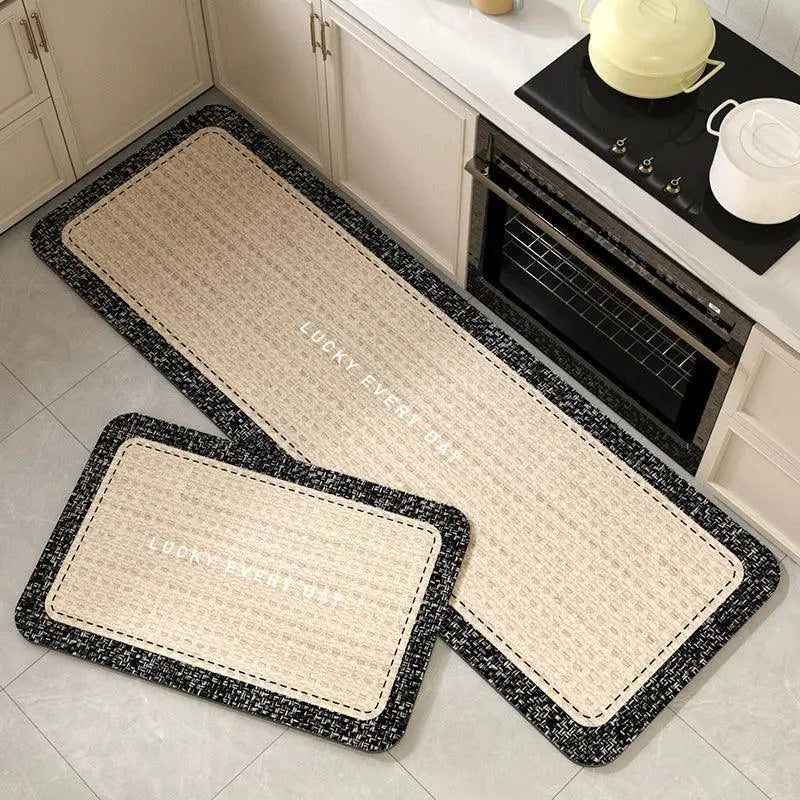 Kitchen Floor Mat Non Slip Oilproof Absorbent Rug Mat