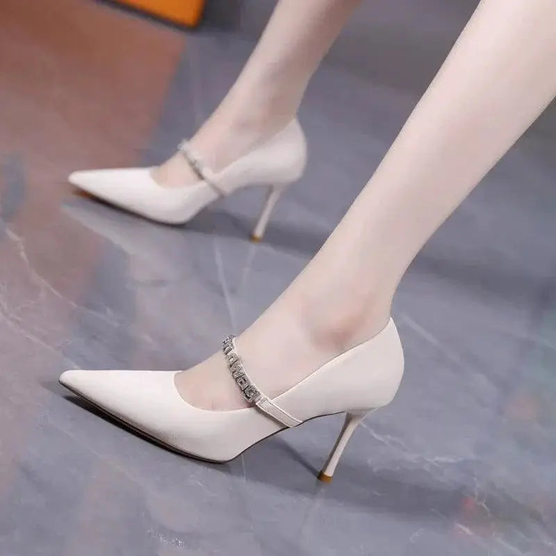 Elegant Rhinestone Stiletto Heels Elevate Your Style