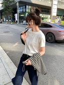 Korean Embroidered Tee for Everyday Wear