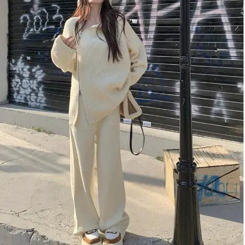 Maternity Suit Loose Turtleneck Set For Pregnant Women