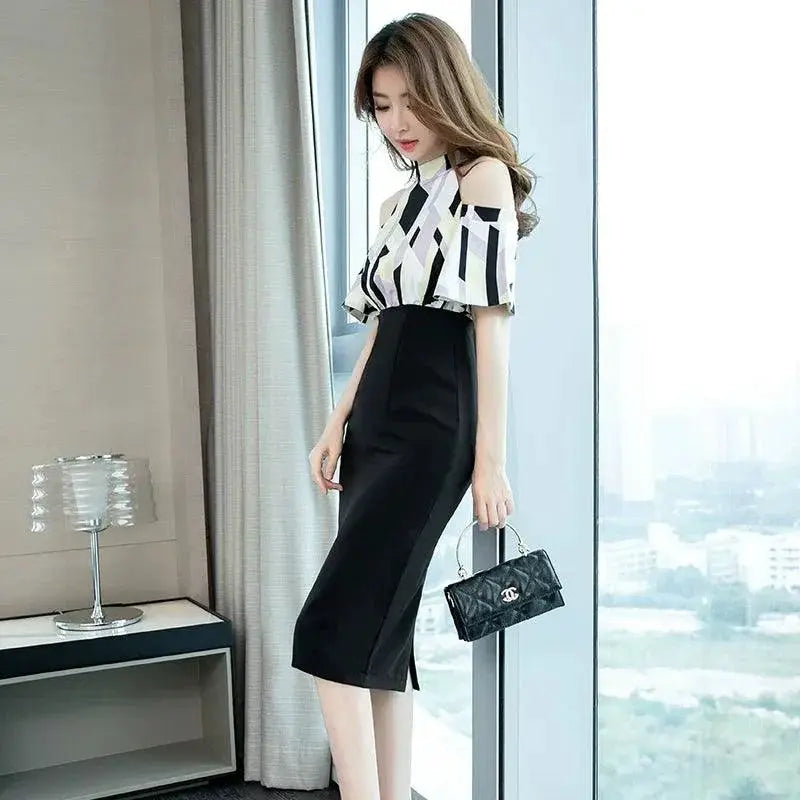 Floral Off The Shoulder Sheath Dress For Modern Goddess Chic