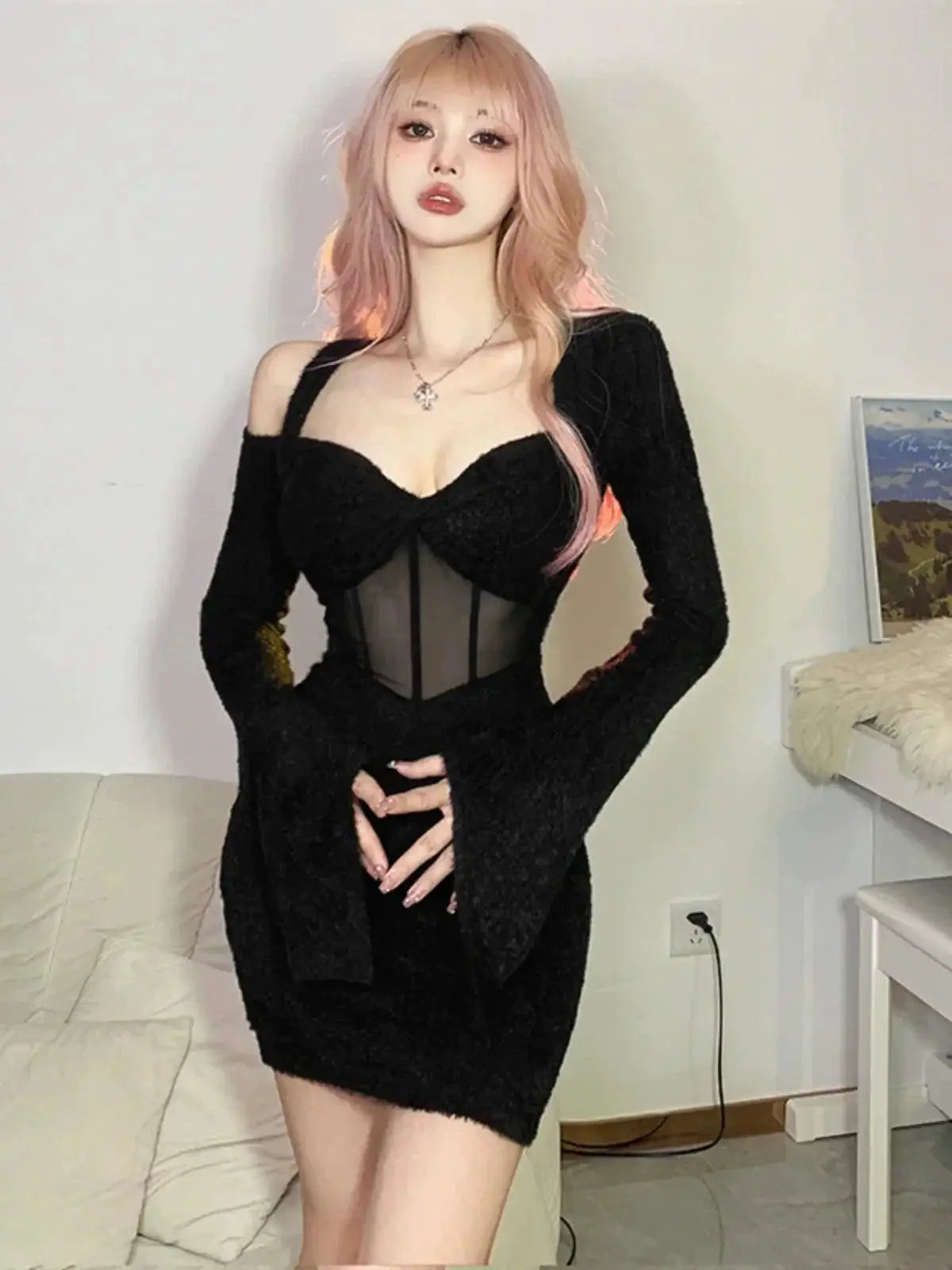 Weird Puss Fishbone Dress Street Chic Fashion Statement