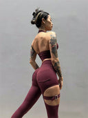 Bubble Wrap Nude Feel Sports Bra Stylish Yoga Running Gear