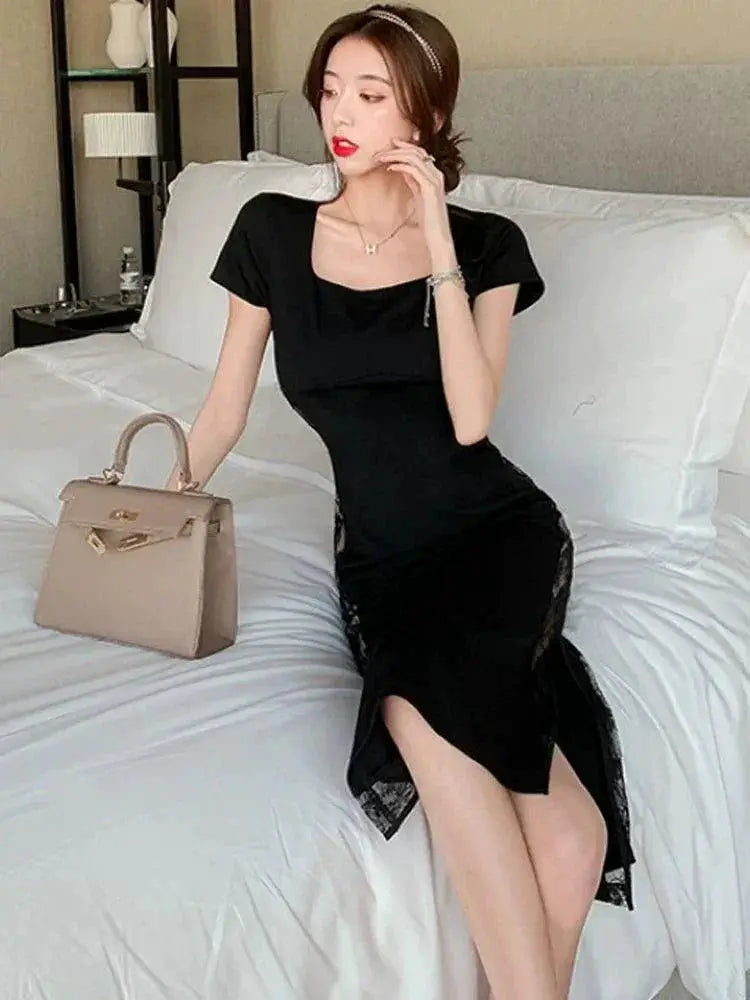 Elegant Lace Dress Korean Style Elegance And Sophistication