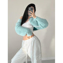 European American Knitted Cardigan Stylish Winter Fashion Choice