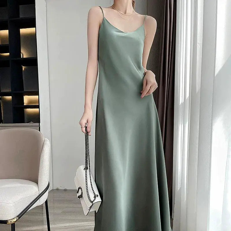 Triacetate Slip Dress Ethereal Elegance for Summer Style
