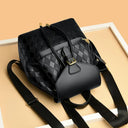 Chic Women's Small Plaid Backpack for Commuting and Travel