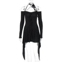 Gusty Pure Desire Sexy Asymmetrical Halterneck Dress Sale