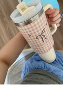 304 Stainless Steel Insulated Ice Cup With Straw Handle