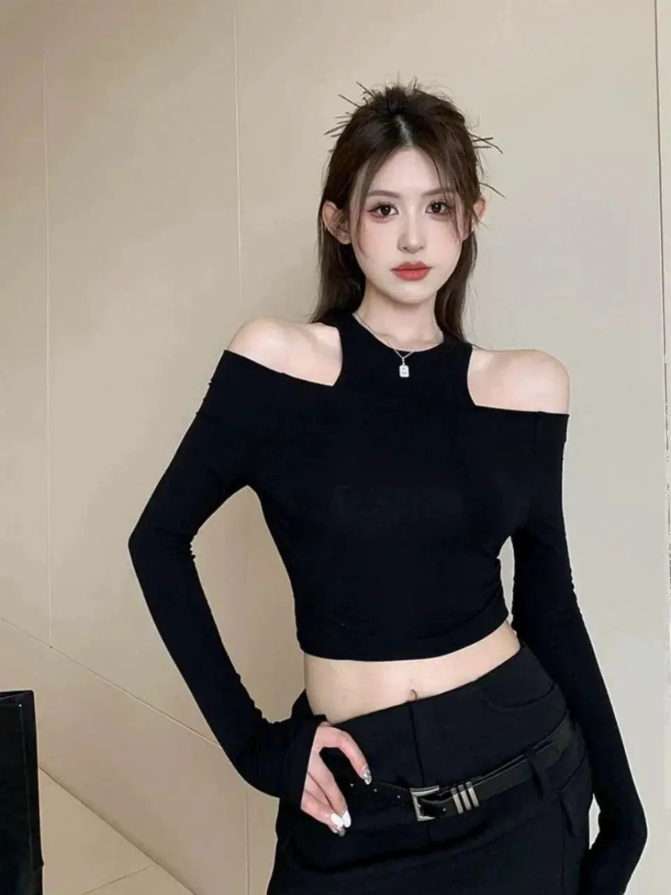 Seductive Red Blouse Feminine Chic Fashion Essential