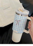 304 Stainless Steel Insulated Ice Cup With Straw Handle