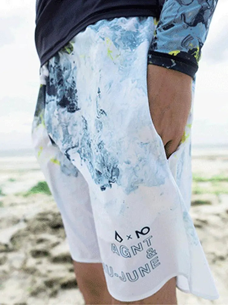 Nu-June Men's Beach Pants Quick Dry Surfing Shorts