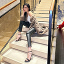 Glam Diamond Buckle High Heels for Summer Style Elevation