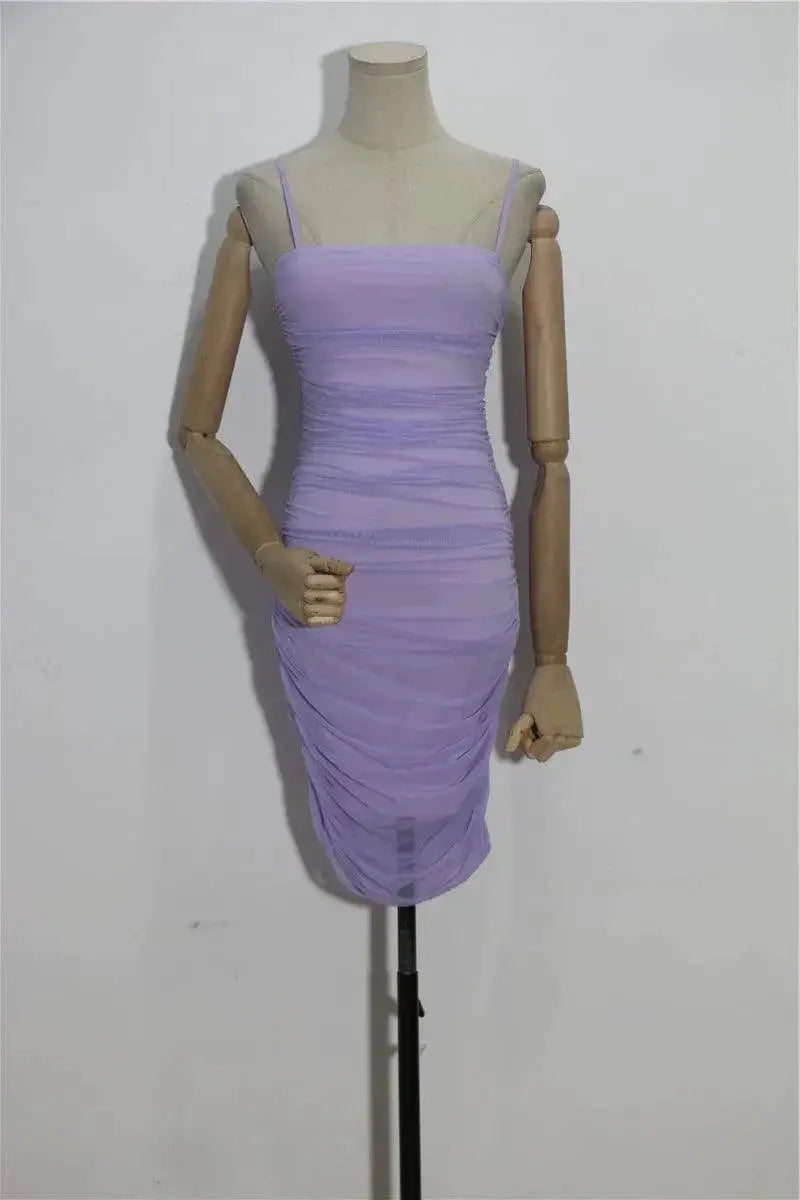 Embrace Your Curves Sexy Sleeveless Sheath Dress Daily