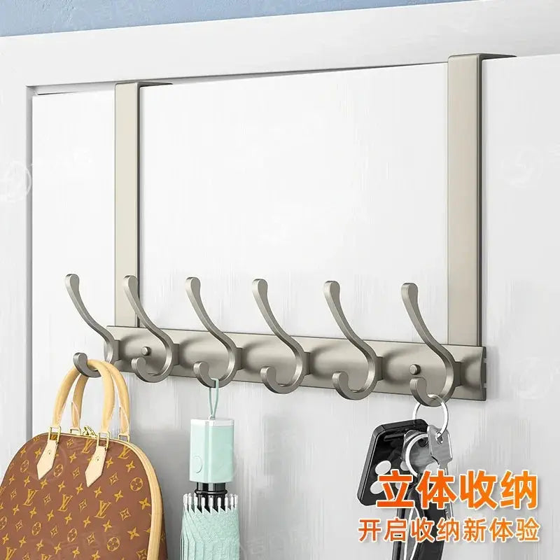 Jibaiju Entrance Door Rear Hook Rack Wall Mounted Storage