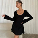 Waist Controlled Skirt for Women Office