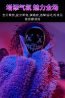 LED Mask For Party Goers Gesture Control