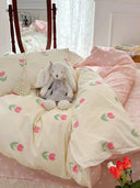 Dorm Bedding Breathable Cotton Quilt Set