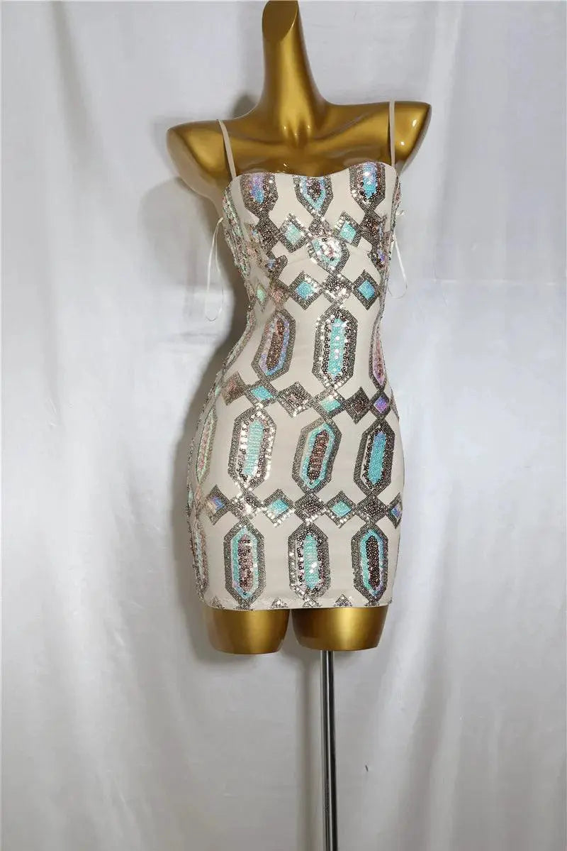 Elegant Beaded Dress Versatile Chic Fashion Choice