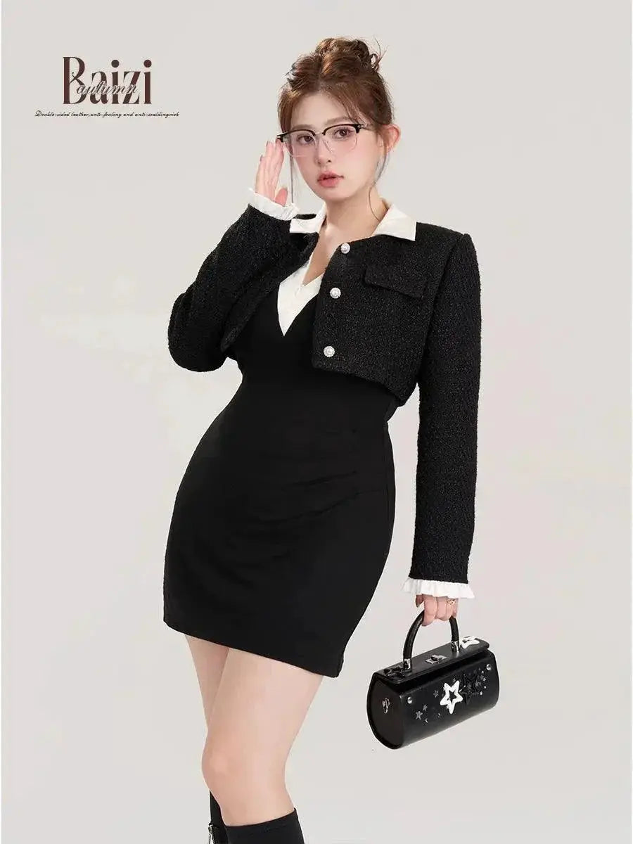 Spring Chic Dress By Bai Zi Zhou For Professional Attire