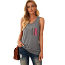Lightweight Vest Top For Summer Wear