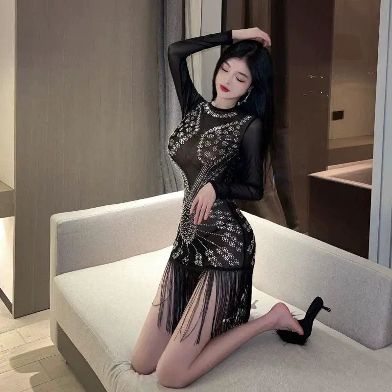 Chic Mesh Summer Dress Captivating Elegance For Events