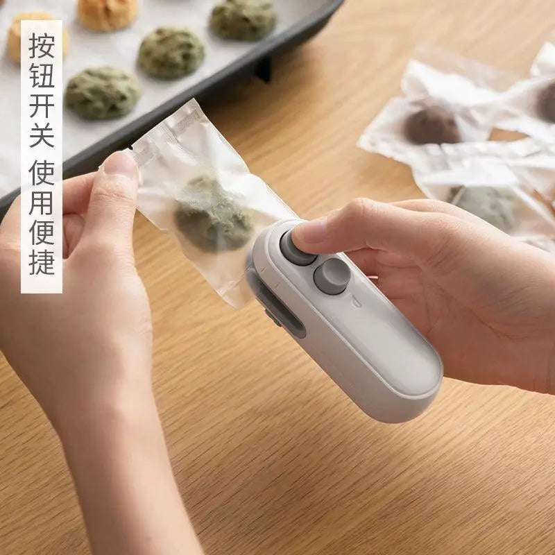 Lanjiaoluo Mini Sealing Machine Portable Snack Sealer