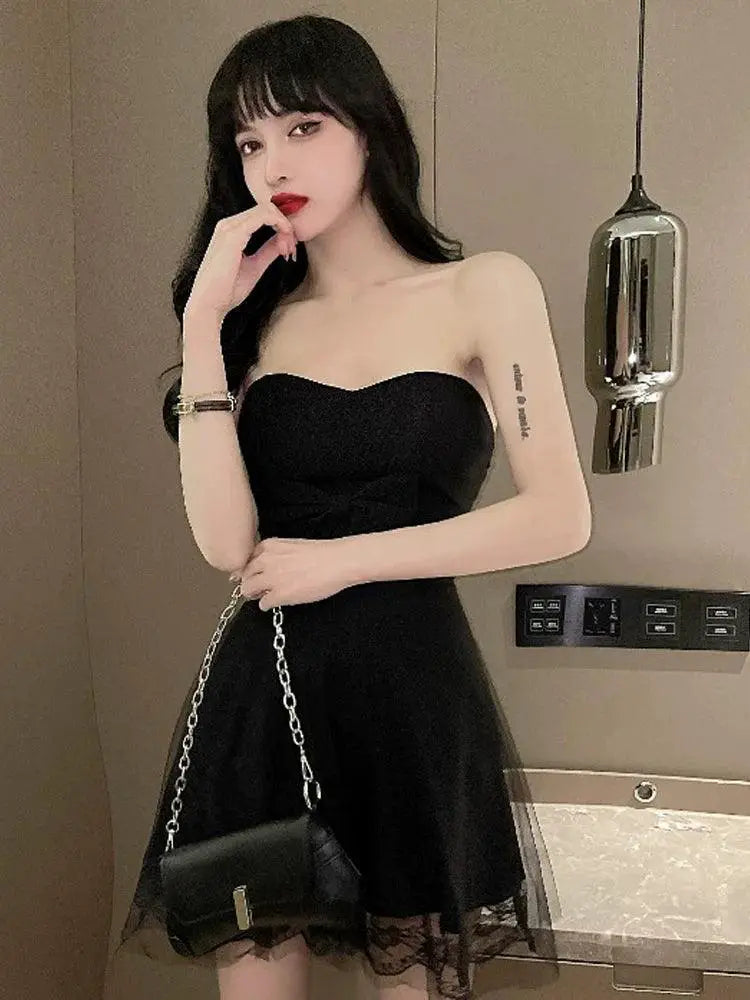 Sexy Pettiskirt Bridesmaid Dress With Elegant Tube Top Style