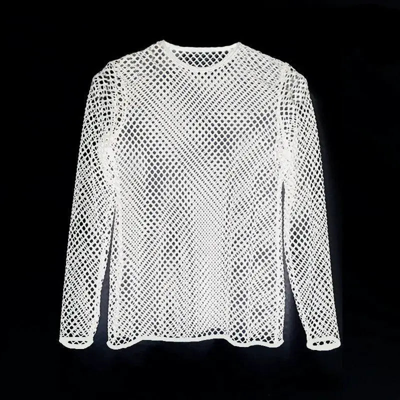 Mesh Cut Out Top Trendy Breathable Fashion Piece For You