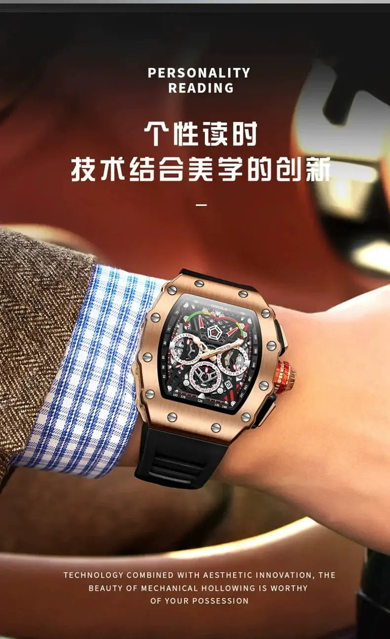 Mens Automatic Watch Waterproof Luminous - OurLum.com