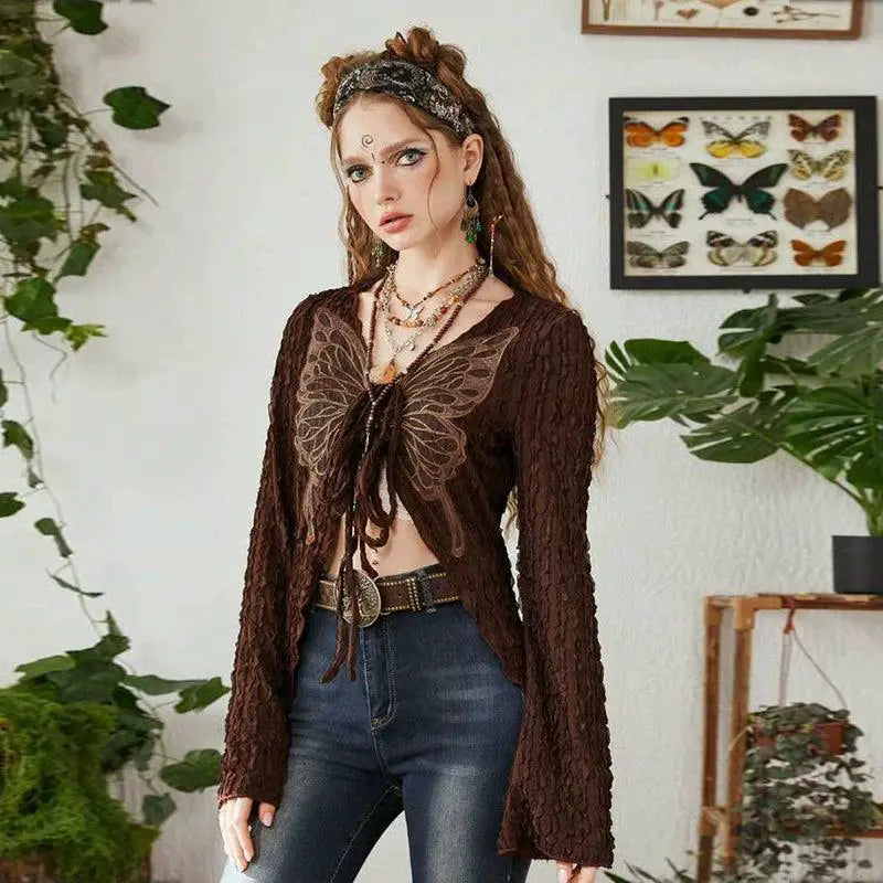Ancient Vintage Collector Blouse Timeless Elegance Style