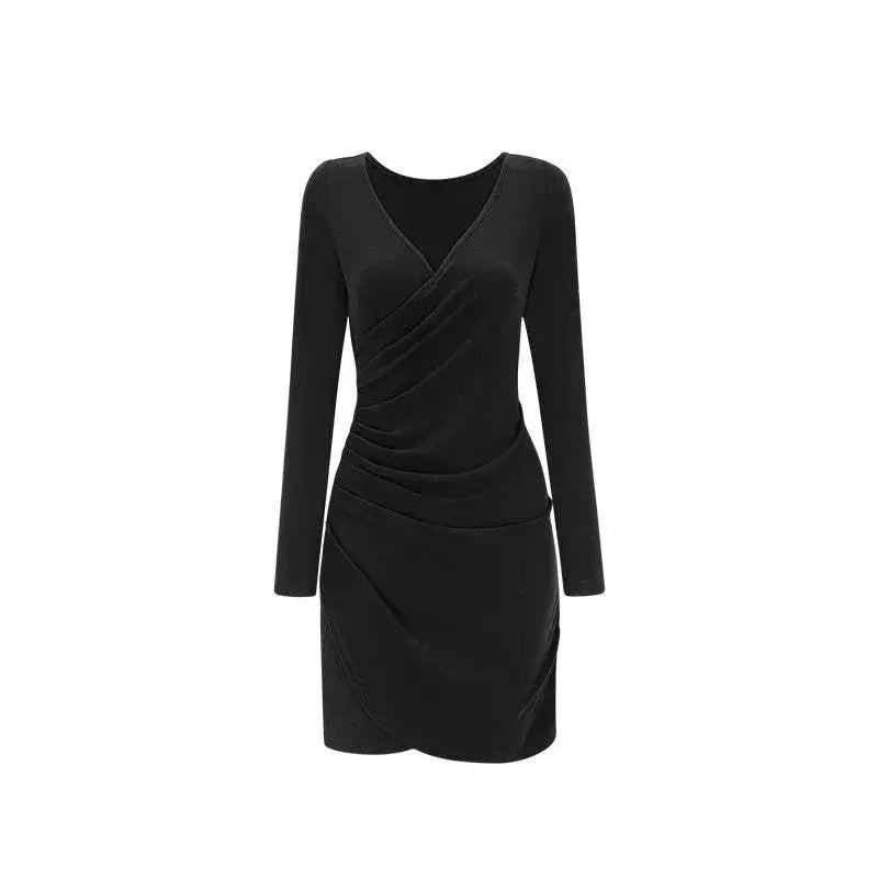 Island Song V Neck Cotton Blend Commuter Dress Eco Chic
