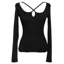 Youth Fashion Modal Slim Fit Long Sleeve T Shirt Trendy