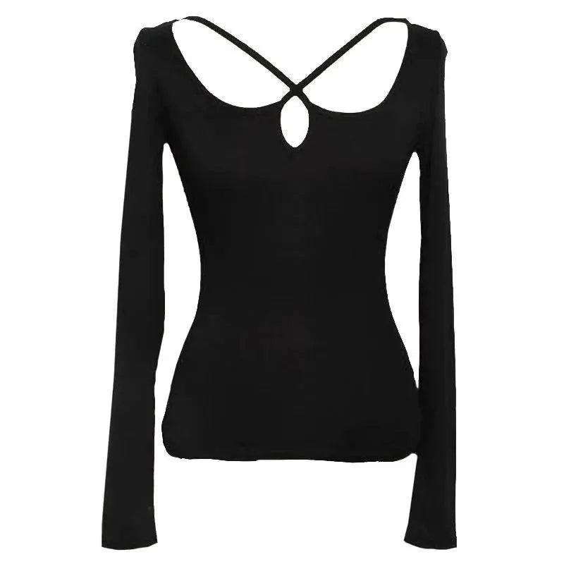Youth Fashion Modal Slim Fit Long Sleeve T Shirt Trendy