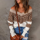 Fashion Fashion Sexy Off-the-Shoulder Knitting Pullover 2024