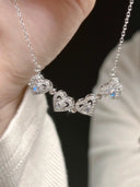 Clover 999 Sterling Silver Necklace for Women Best Selling Gift