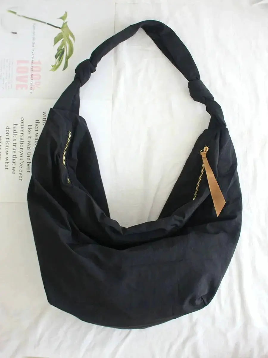 Autumn Vibe Water Dumpling Shoulder Bag Japanese Style Chic