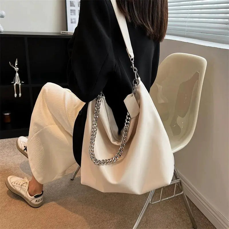 Fancy Summer All Match Shoulder Work Bag for Women Spacious
