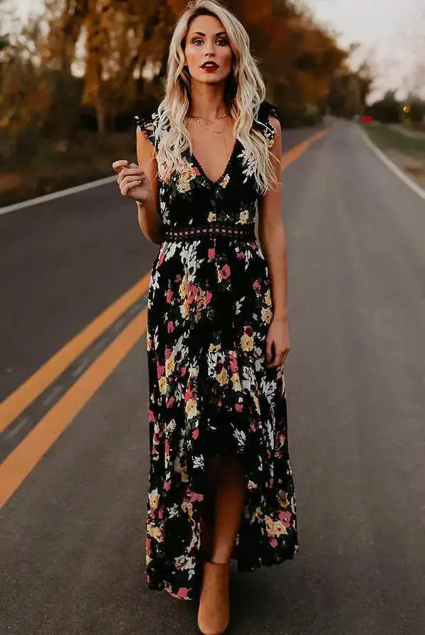 Meifan Sleeveless Cotton Dress V Neck Fashion Statement