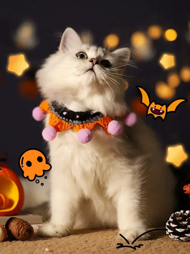 Pet Shawl Accessories Headgear Collar Scarf Cats And Dogs