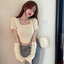 Convertible Sleeves Sweater: Korean Chic Style Versatile Design