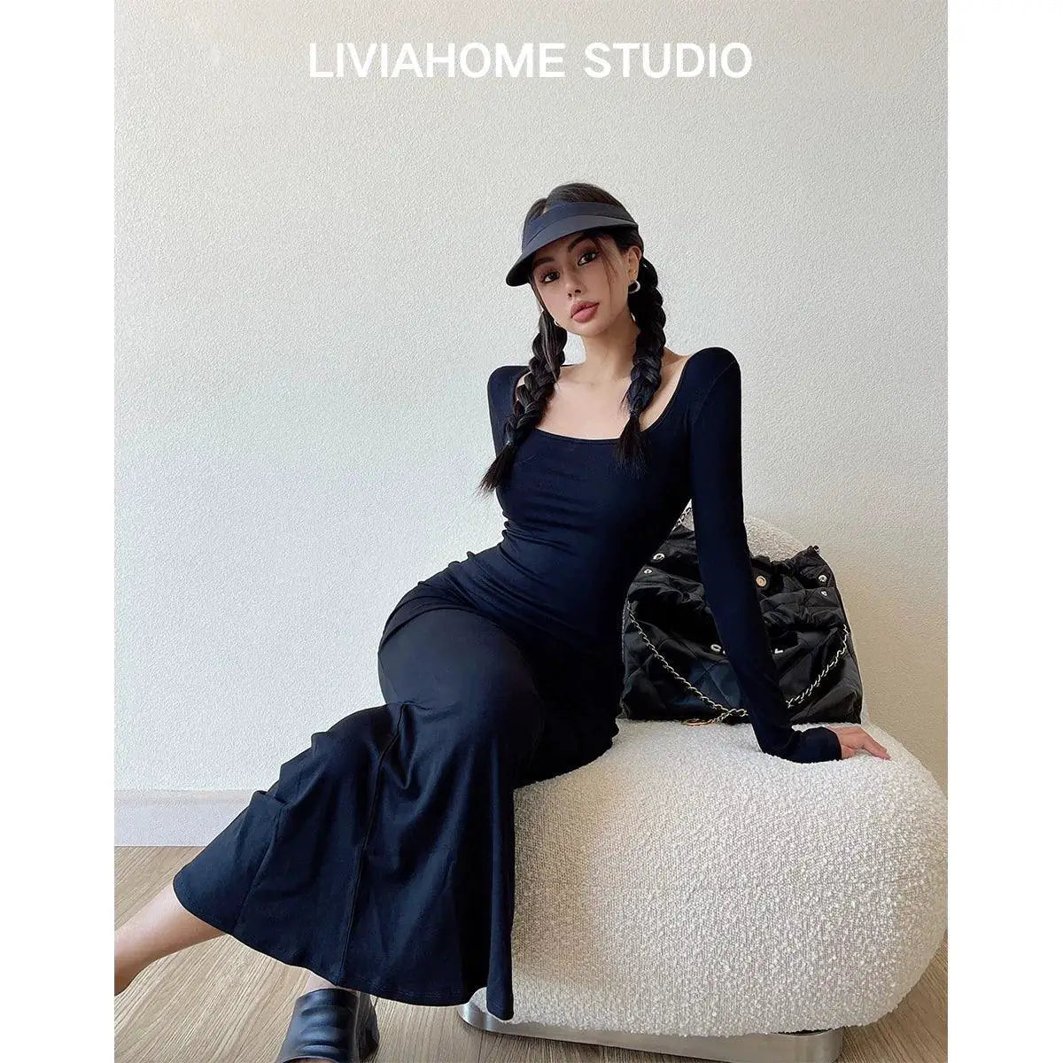 Flattering Fishtail Dress for Cocktails — product view 14